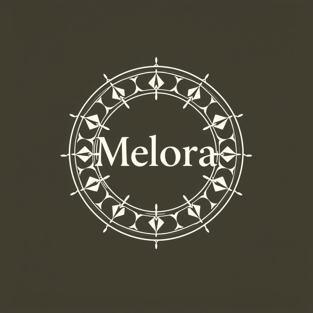 Main logo studio: Melora is a musique platforme web create the perfect logo neutre