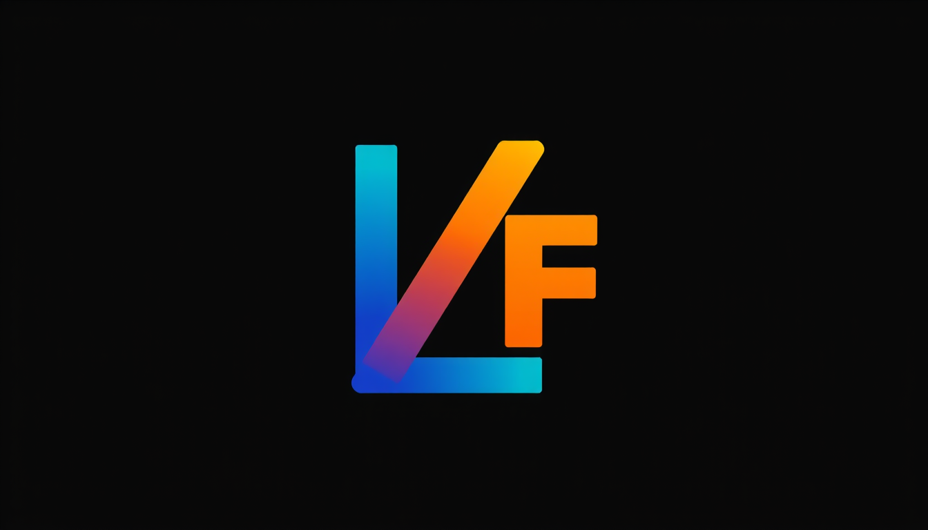 Main logo studio: Logo with the letter LAF where the letter A is actually a telephone