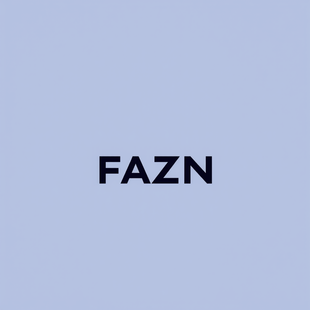 Main logo studio: FAZN. Brand that will be selling and reselling on social media platforms. Professional, clean, minimalist, customer enticing, trustworthy, business, p