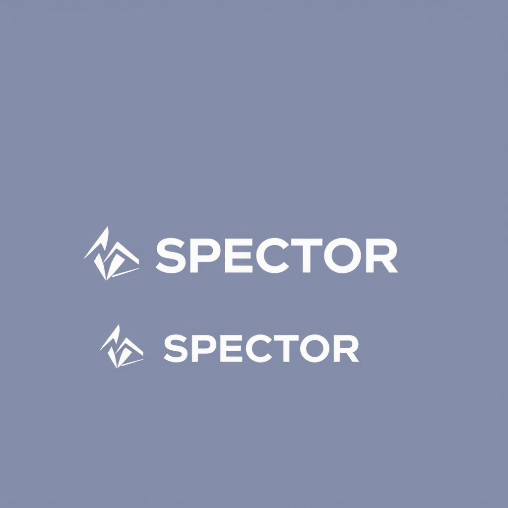 Main logo studio: the name is SPECTOR it works on helping other people do there work corect, with new ideas and help with orginazing things, i need a modern minimalisti