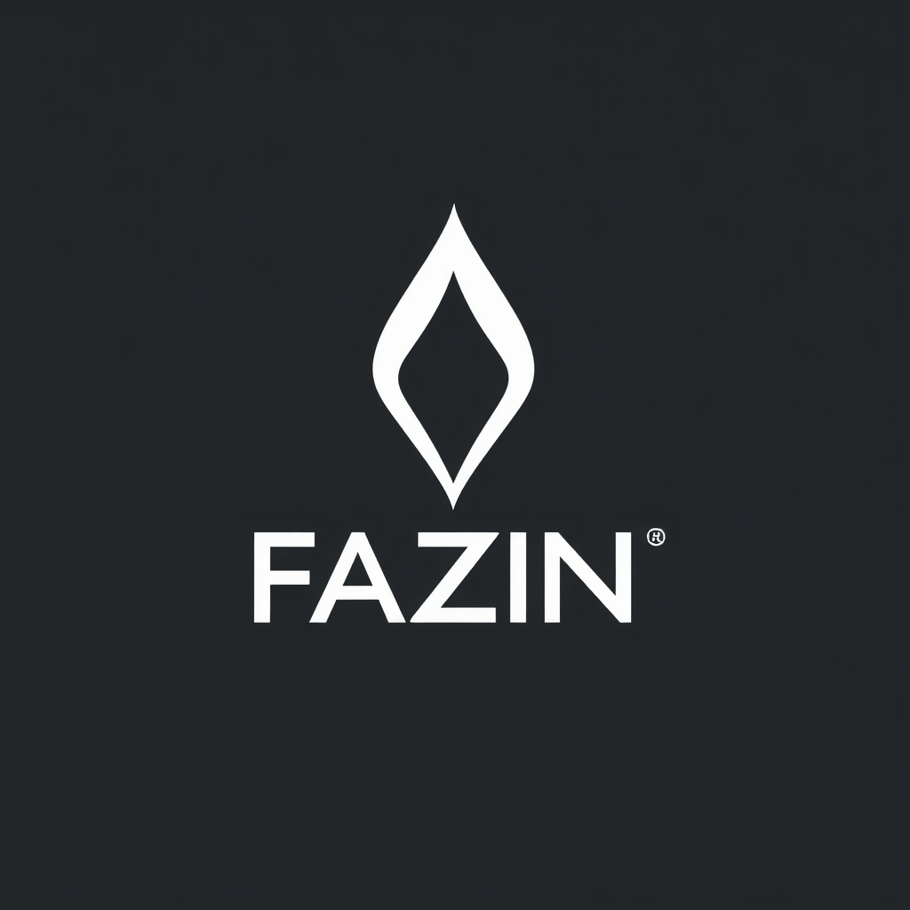 Main logo studio: FAZN. Brand that will be selling and reselling on social media platforms. Professional, clean, minimalist, customer enticing, trustworthy, business, p
