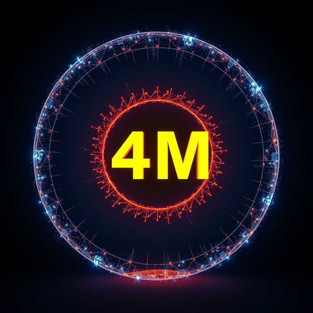 Main logo studio: create a double circle with 4M inside