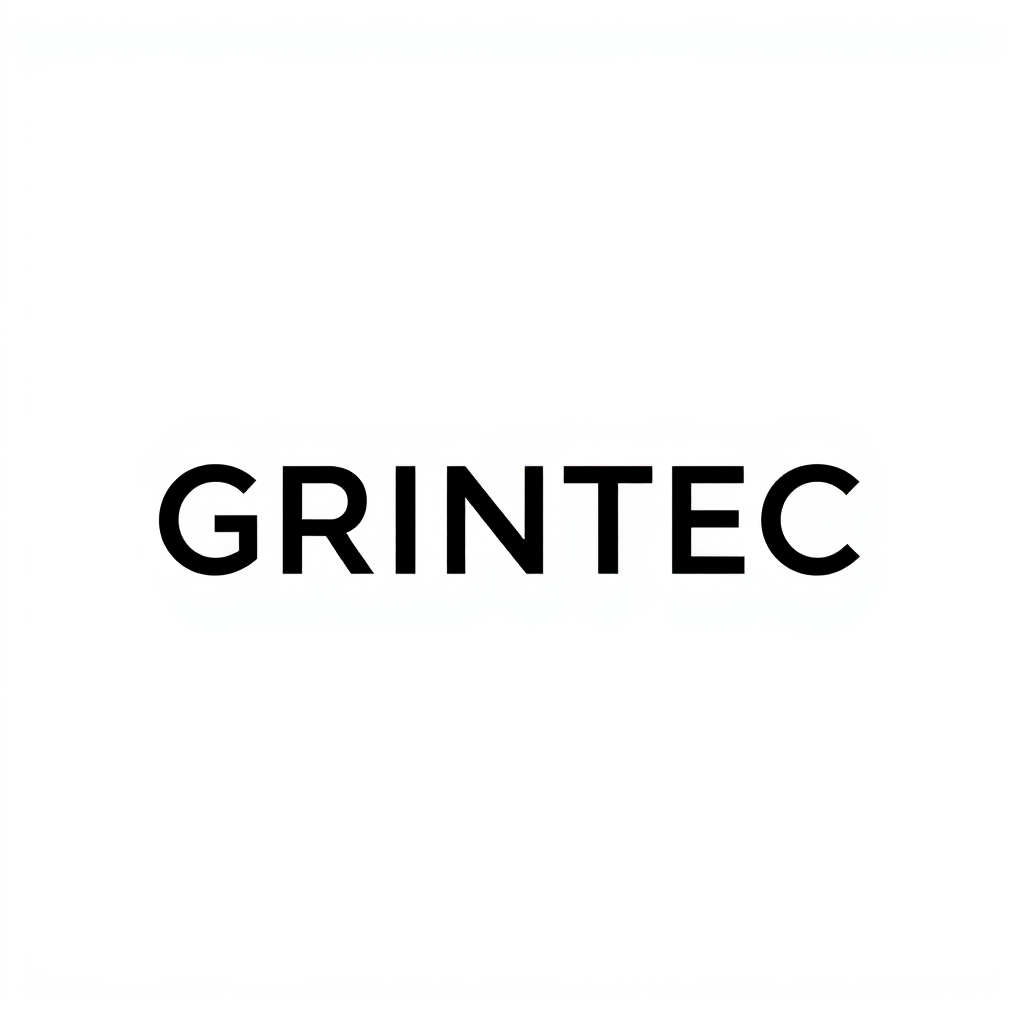 Lettermark Logo idea: lettermark logo of the letters name: GRINTEC concept: modern wordmark , monogram initials, elegant typographic design, interlocking or stacked letters