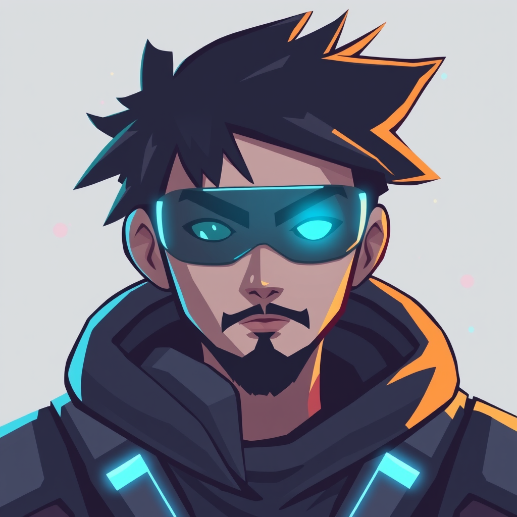Main logo studio: Criador de jogos chamado ING_C pode ser futurista gaming e pode ter detalhes atrás