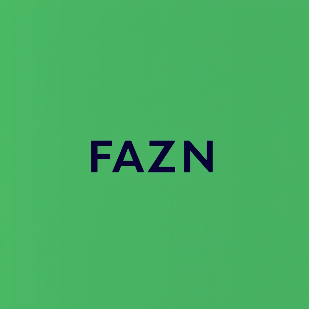 Main logo studio: FAZN. Brand that will be selling and reselling on social media platforms. Professional, clean, minimalist, customer enticing, trustworthy, business, p