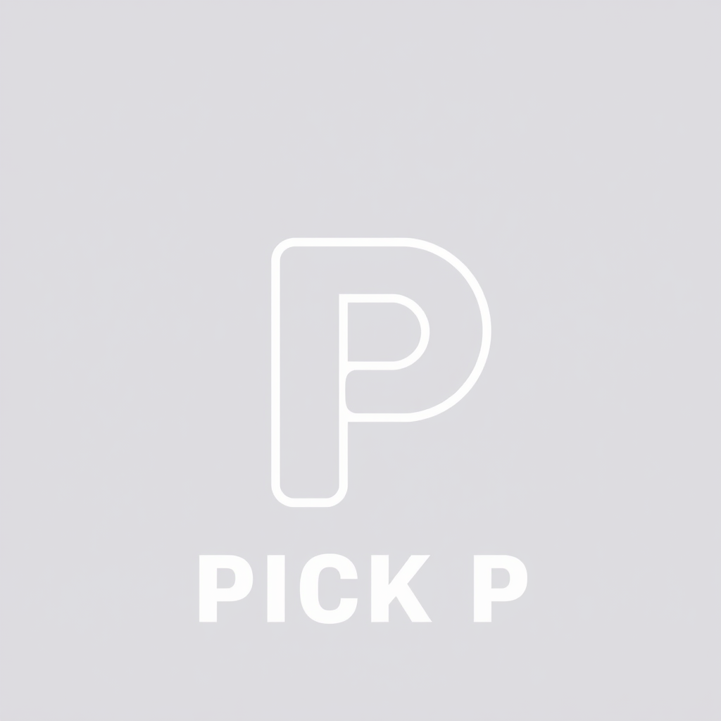 Main logo studio: Logo for **PICK P**, a physical personality game about self-expression. Before the game starts, players are transparent, symbolizing fear of judgment