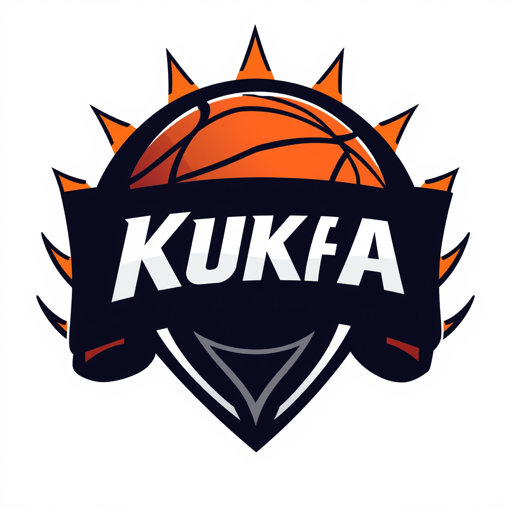 Main logo studio: Genereate me basketball team logo i need all the words i am saying to you in the logo 1.Team KUKA