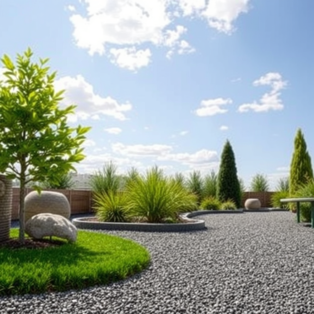 Main logo studio: ROC'TP entreprise de paysage terrassement-assainissement- logo godet pelleteuse