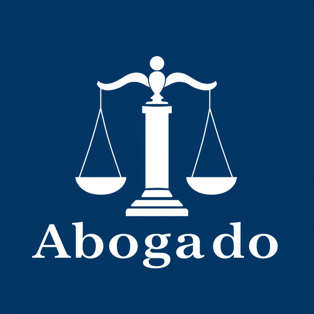 Main logo studio: Quiero un logo de abogado entonces que sea serio y sobrio, color azul oscuro y blanco que tdiga tramites legales