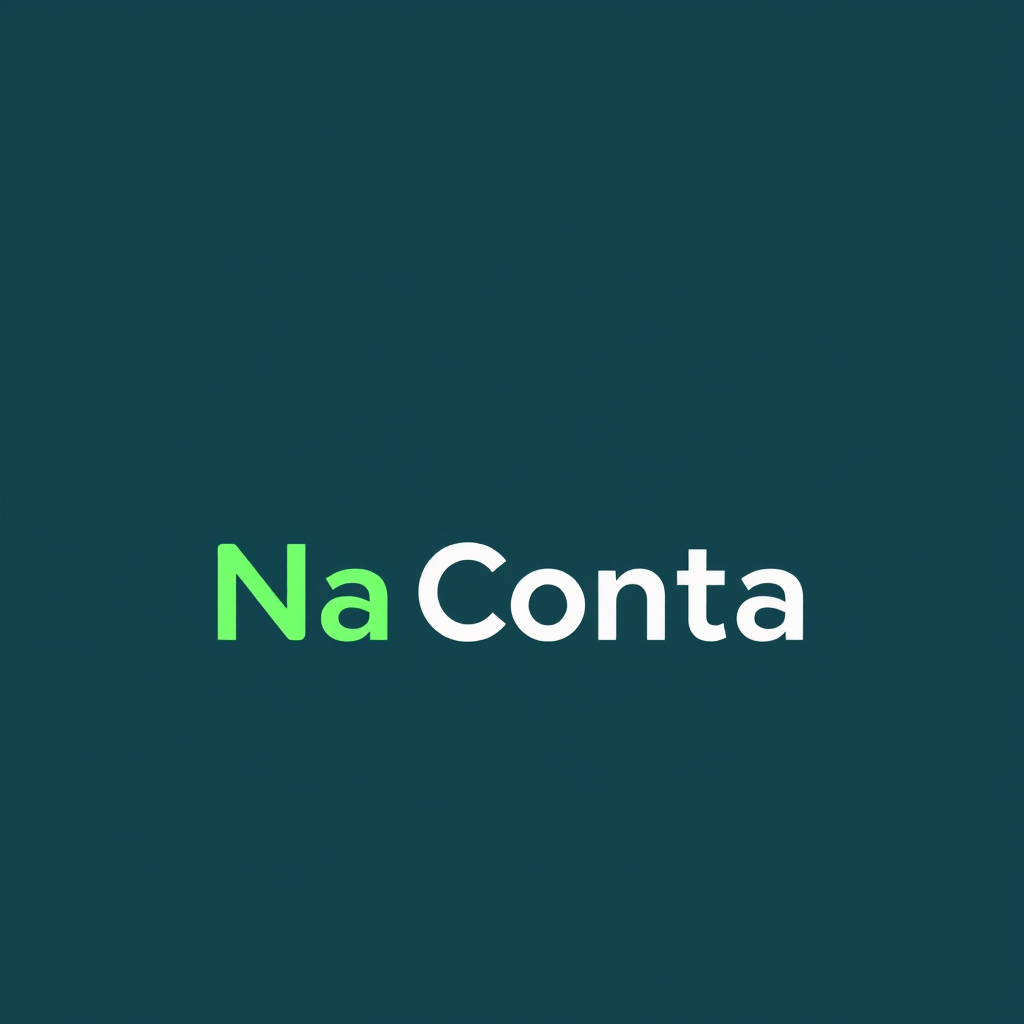 Main logo studio: Logo premium para o app financeiro “Na Conta”. Criar um ícone único e memorável combinando as letras **N + C** com uma **moeda**, representando contro