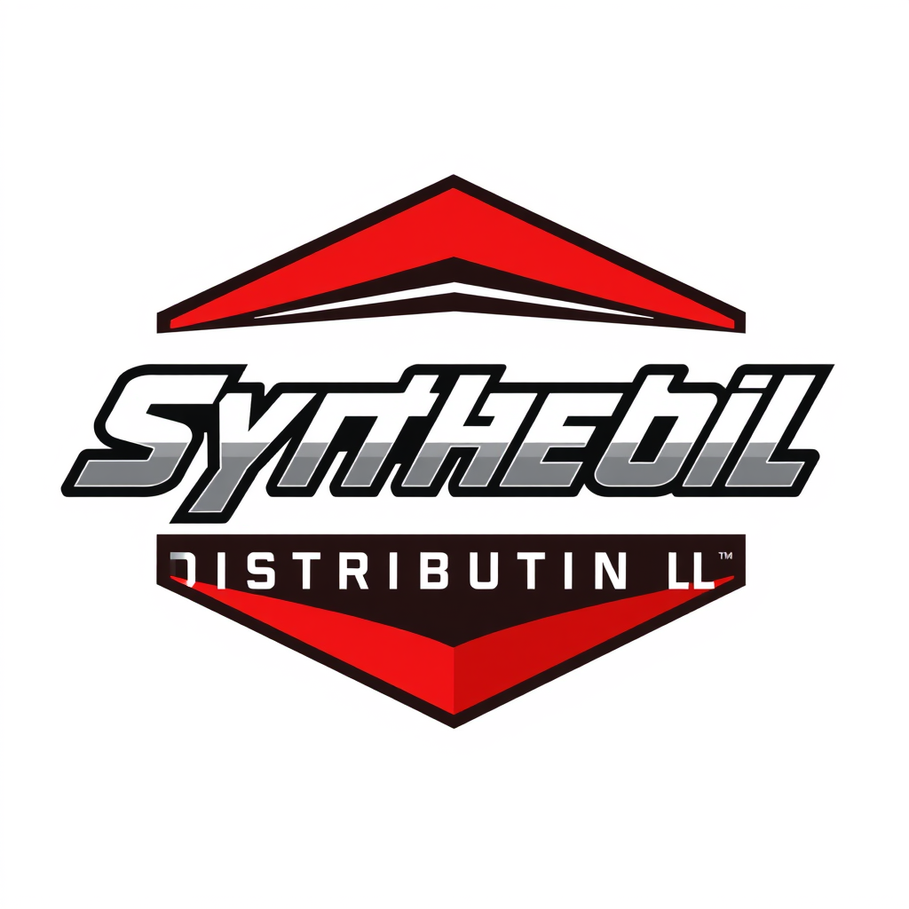 Wordmark Logo idea: wordmark logo of Synthetic Distribution LLC, Automotive lubricants / Oil & gas / Vehicle maintenance Industrial and commercial synthetic oils, Modern,