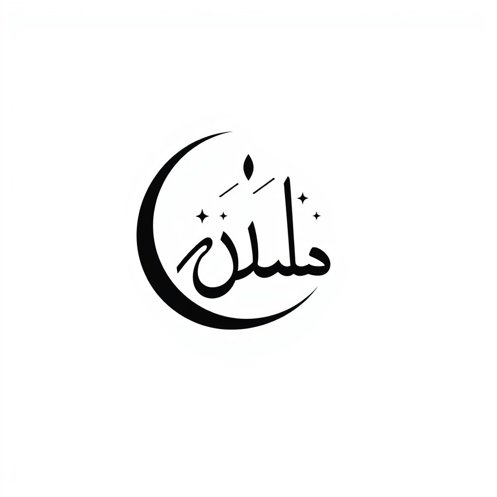 Monogram Logo idea: monogram logo combining the letters Crescent + Arabic Calligraphy even Arabic letter is also ok Islam symbol using a letter AJS , elegant intertwined