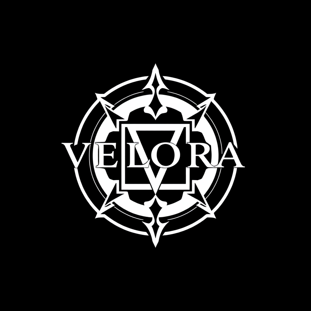 Main logo studio: I WANT TO HAVE A LOGO FOT MY MARK I WANT SOMETHING THAT GOES WITH EVERY THINGS MY LOGO WILL BLACK AND WHITE? THE NAME WILL BE " VELORA XV" I WANT THE