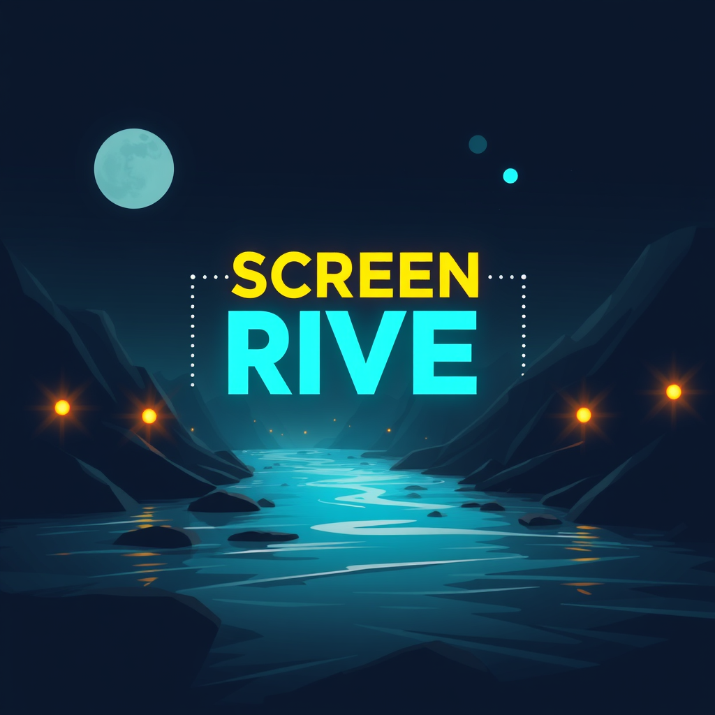 Main logo studio: Name: Screen River Type of company: movie studio