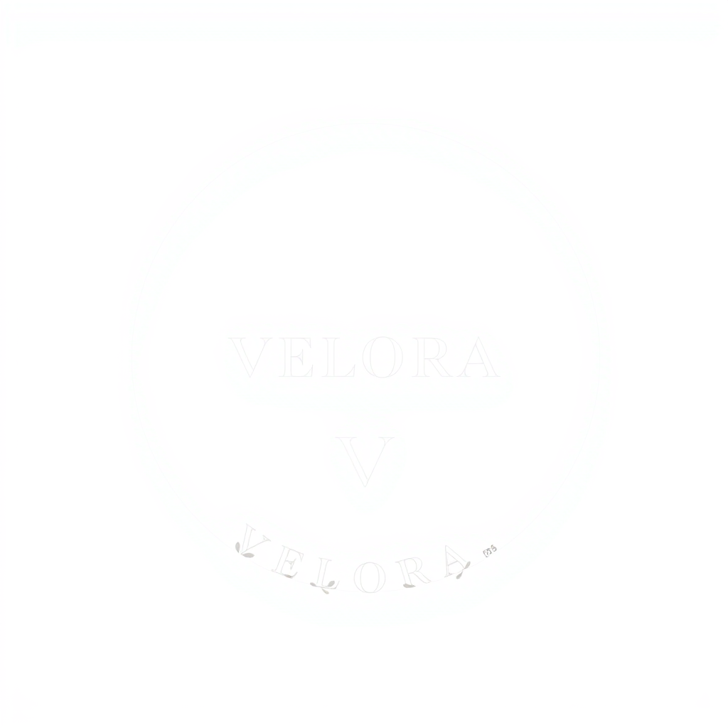 Main logo studio: un grand cercle fin ; un cercle intérieur plus délicat ; de petites fleurs très fines entre les deux cercles, comme une couronne ; , avec une typograp
