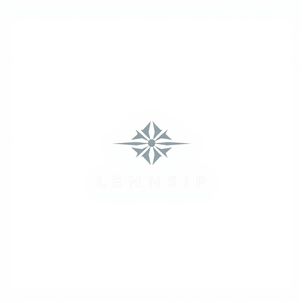 Minimalist Logo idea: minimalist logo, simple geometric mark for Can you generate logo for brand name lensi, which does the Affiliated marketing business. , flat vector, cl