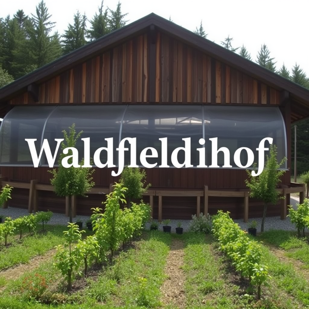 Main logo studio: Name: Waldfeldhof a Community-supported agriculture, Agroforest, Forest consulting, Fruit tree nursery