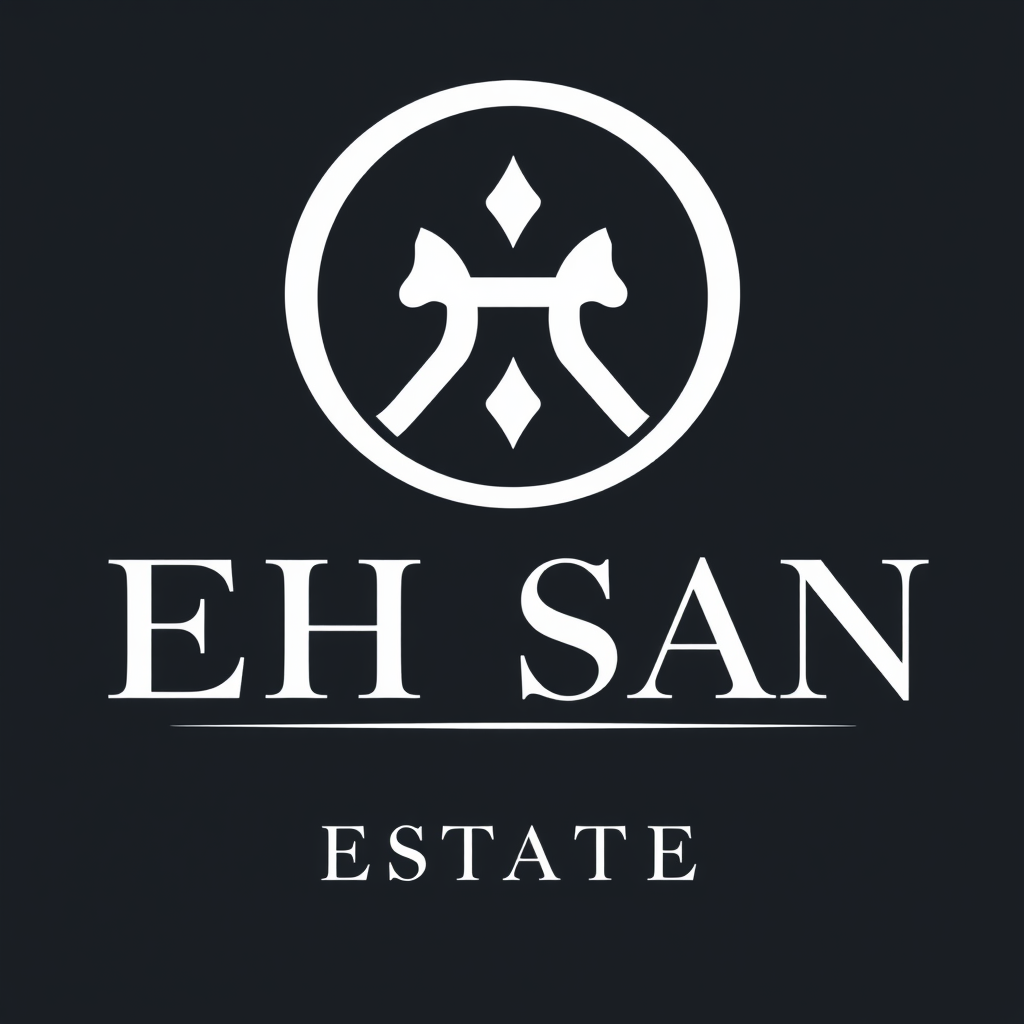 Main logo studio: create a luxury logo for Ehsan Estate using 2 letter E