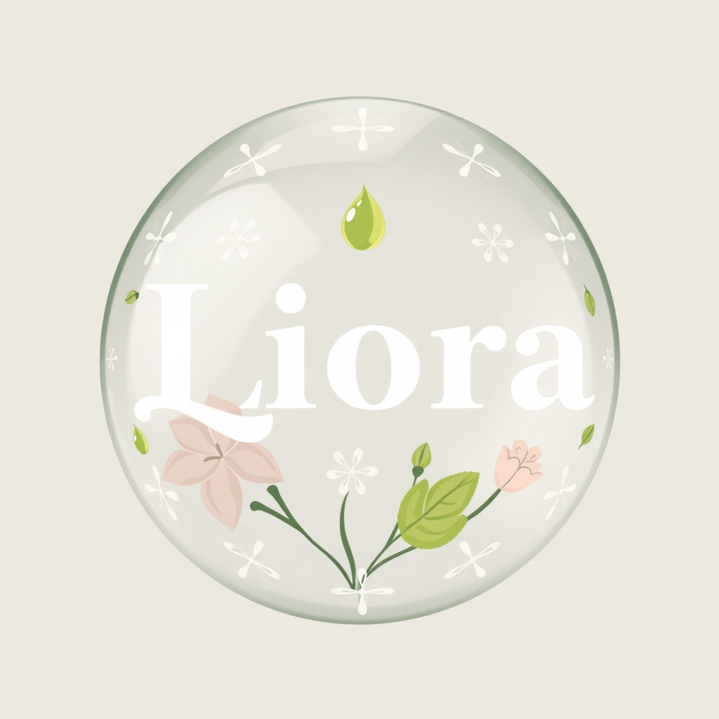 Main logo studio: Мне нужен логотип для цеха по выпечке с брендом Liora. Форма предпочтительно круглая, с каким нибудь маленьким элементом, говорящим о том, что этот пр