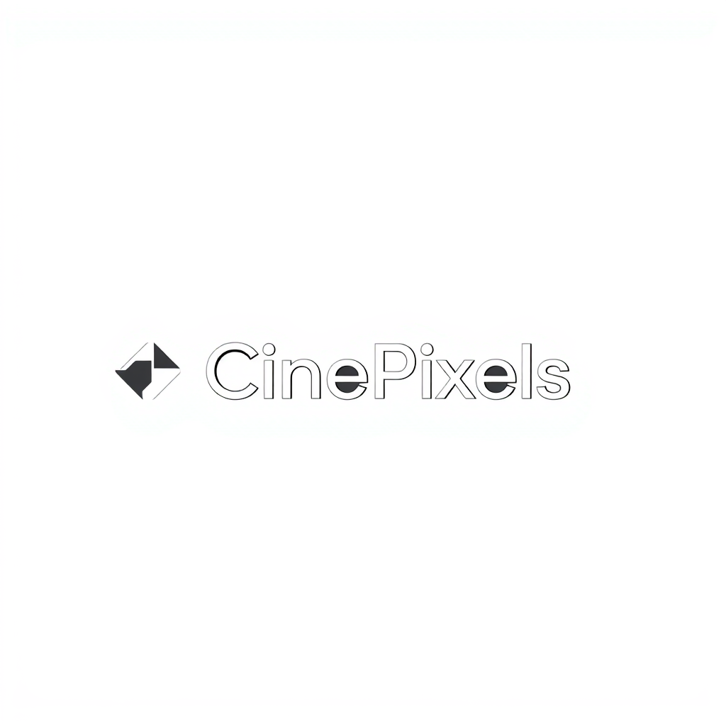 Main logo studio: Act as an award-winning minimalist brand identity designer. Develop 12 completely original abstract logo symbols for CinePixels, a photography, cinema