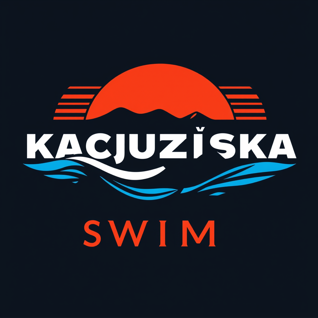 Main logo studio: "KAŁUZIŃSKA SWIM" i need logo with ocean, swim and name job