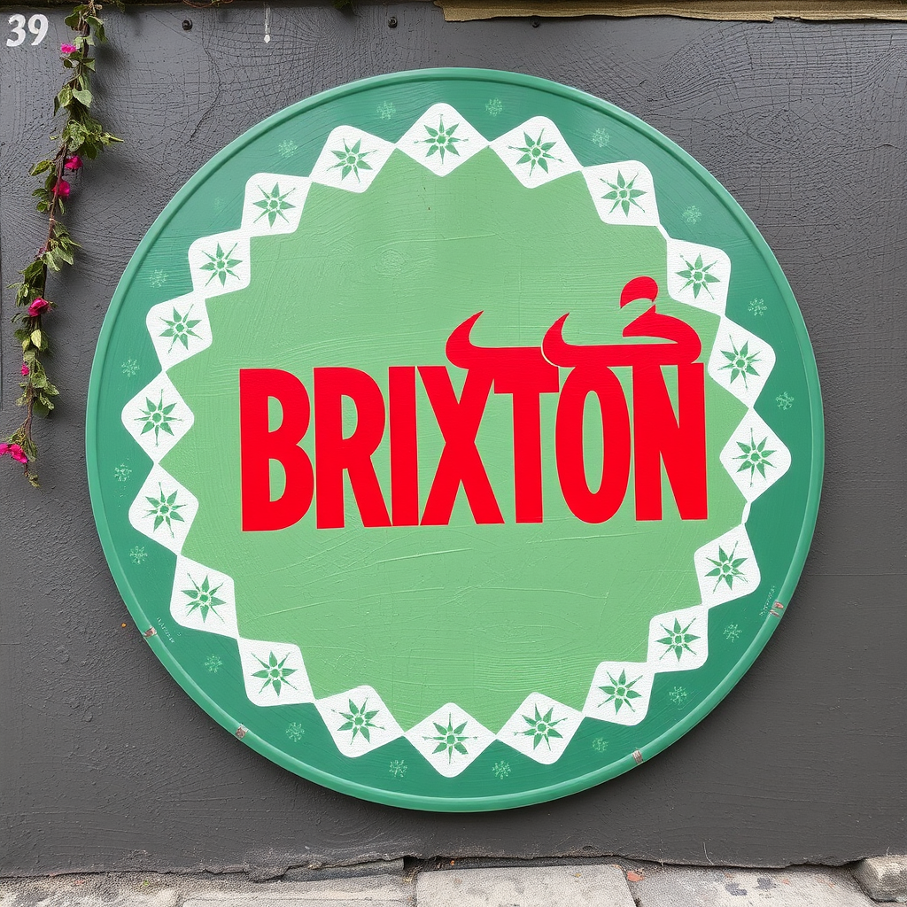 Main logo studio: یه لوگوی خاص با نماد منحصر به فرد ، رنگ امیزی متفاوت ، به اسم BRIXTON بساز