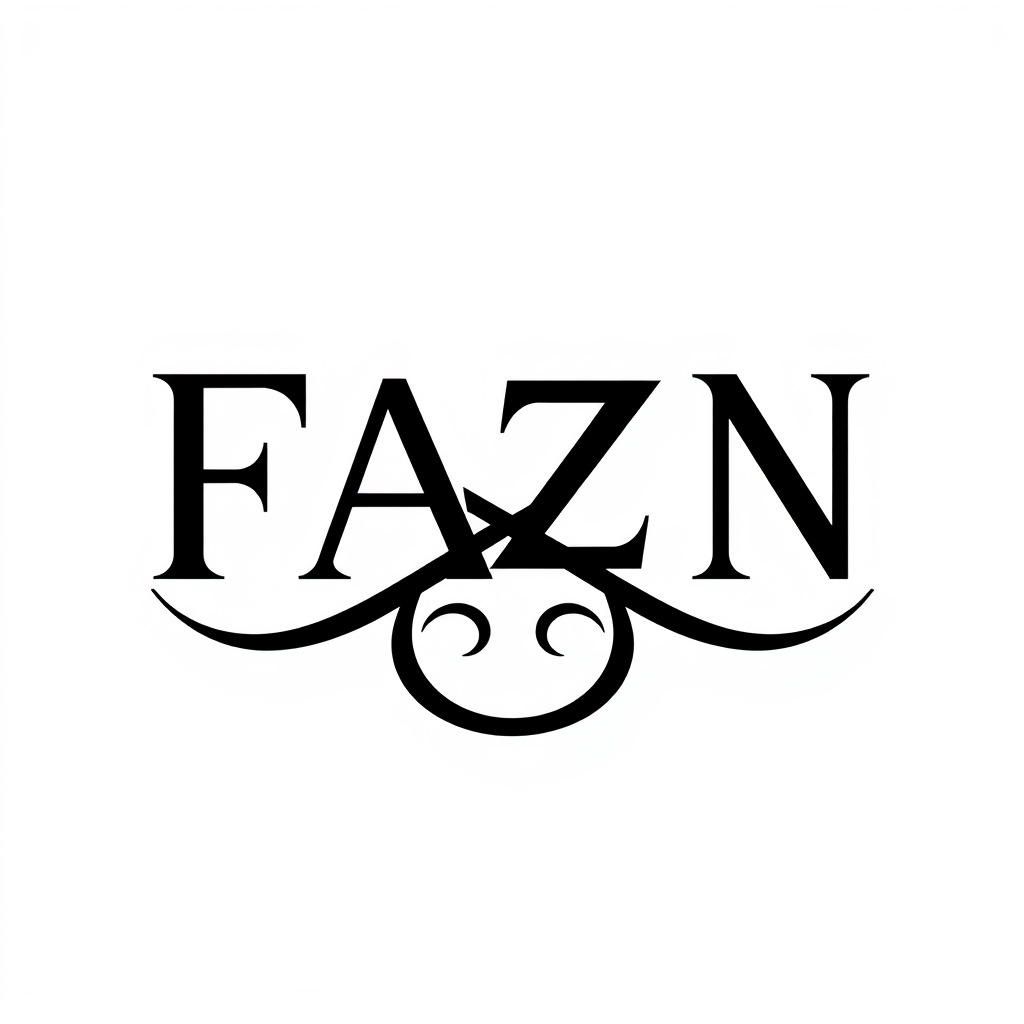 Monogram Logo idea: monogram logo combining the letters monogram logo combining the letters Islamic person doing business and his name is FA and partner ZN create a logo