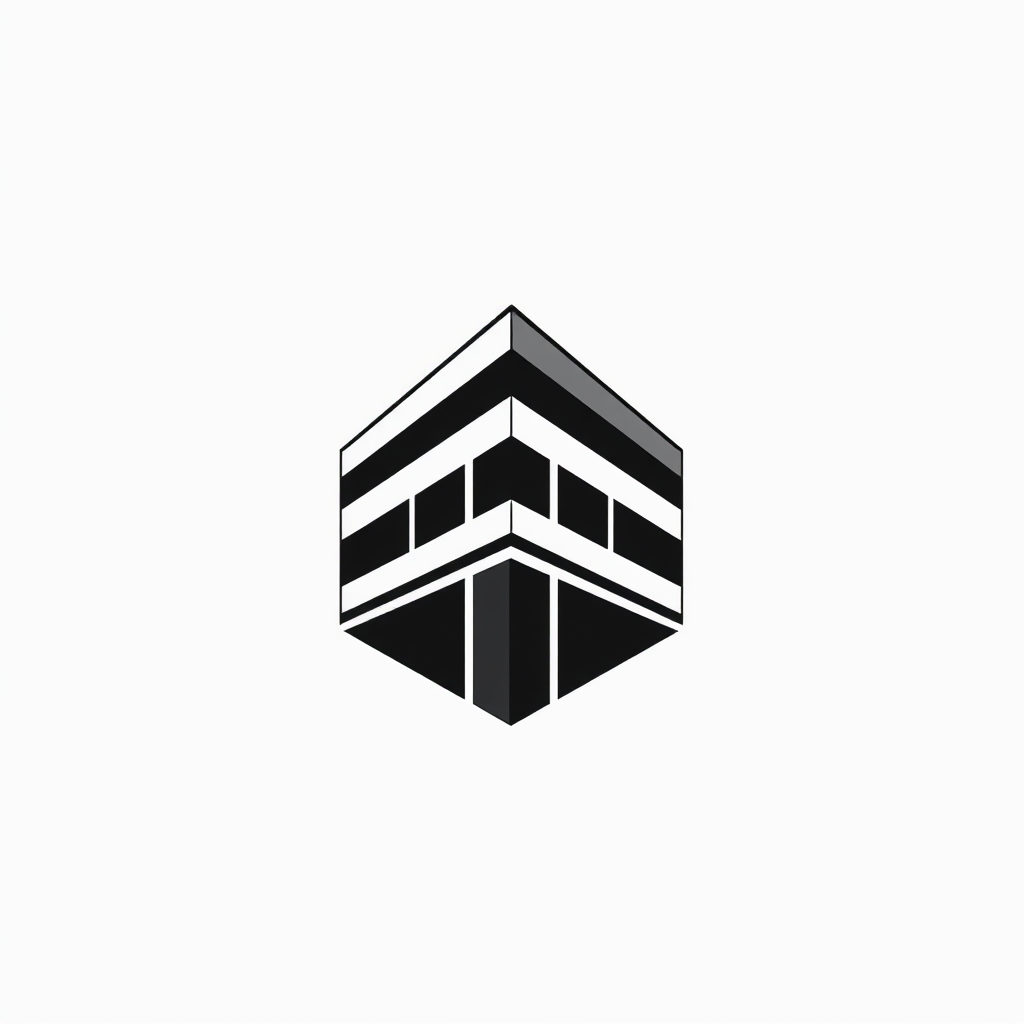 Main logo studio: Minimal geometric logo for a modern architecture studio. Keep the angular symmetrical shape and refine it with clean lines, balanced proportions and e