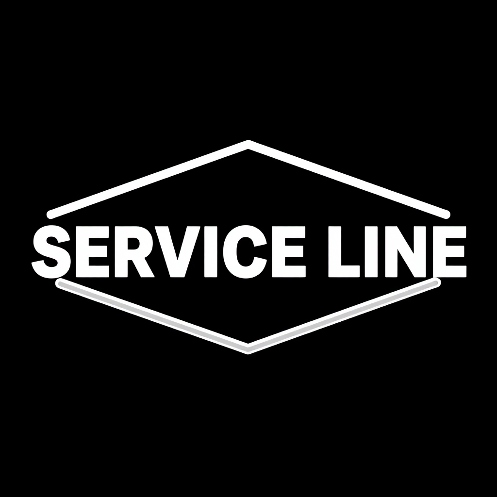 Main logo studio: my website name is service line and i want to logo for my website its tells about for customer and proffestional connector so add this and i want to i