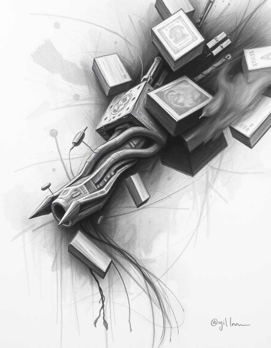 Main painting studio: Charcoal drawing