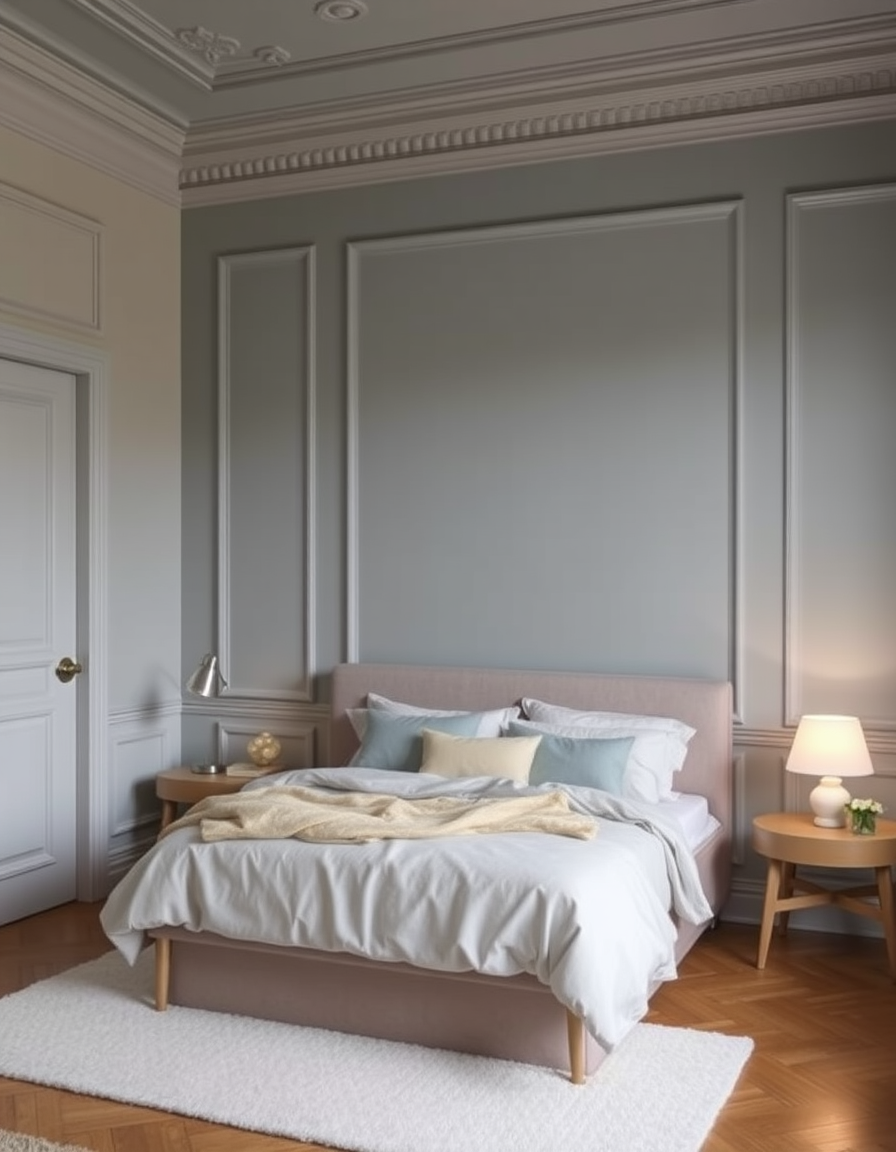 Main painting studio: paint bedroom in calming soft meditative colours.
