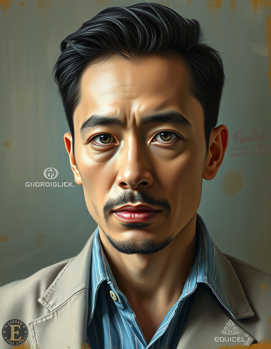 Turn Photo Into Paintings idea: a source photo redrawn with visible physical brushwork, deliberate composition, turn photo into painting , polished painting, coherent details, clean