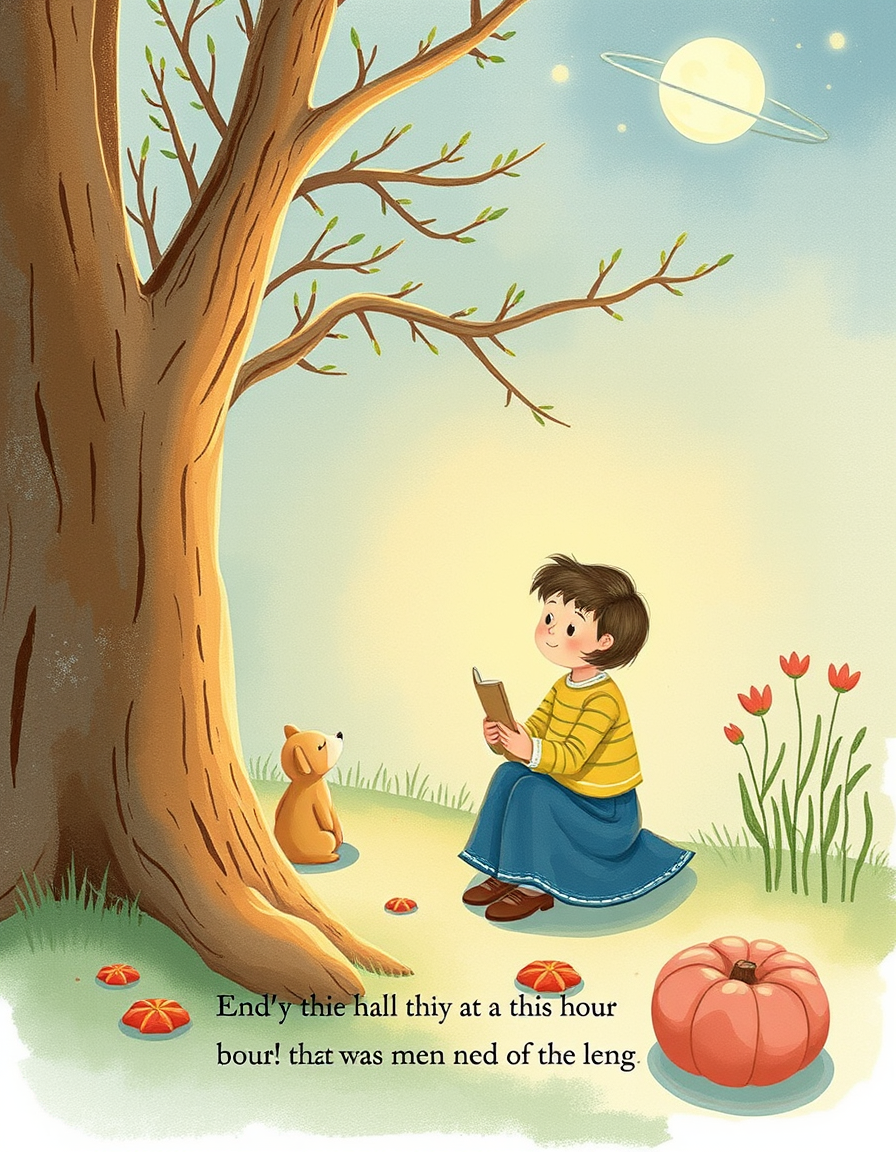 Storybook Illustrations idea: storybook illustration, warm narrative scene, hand-drawn feel, soft palette, أرسم أمراة بريطانية شقراء تعانق اختها من خلف ظهرها وهي تمزق زر من قميصيها