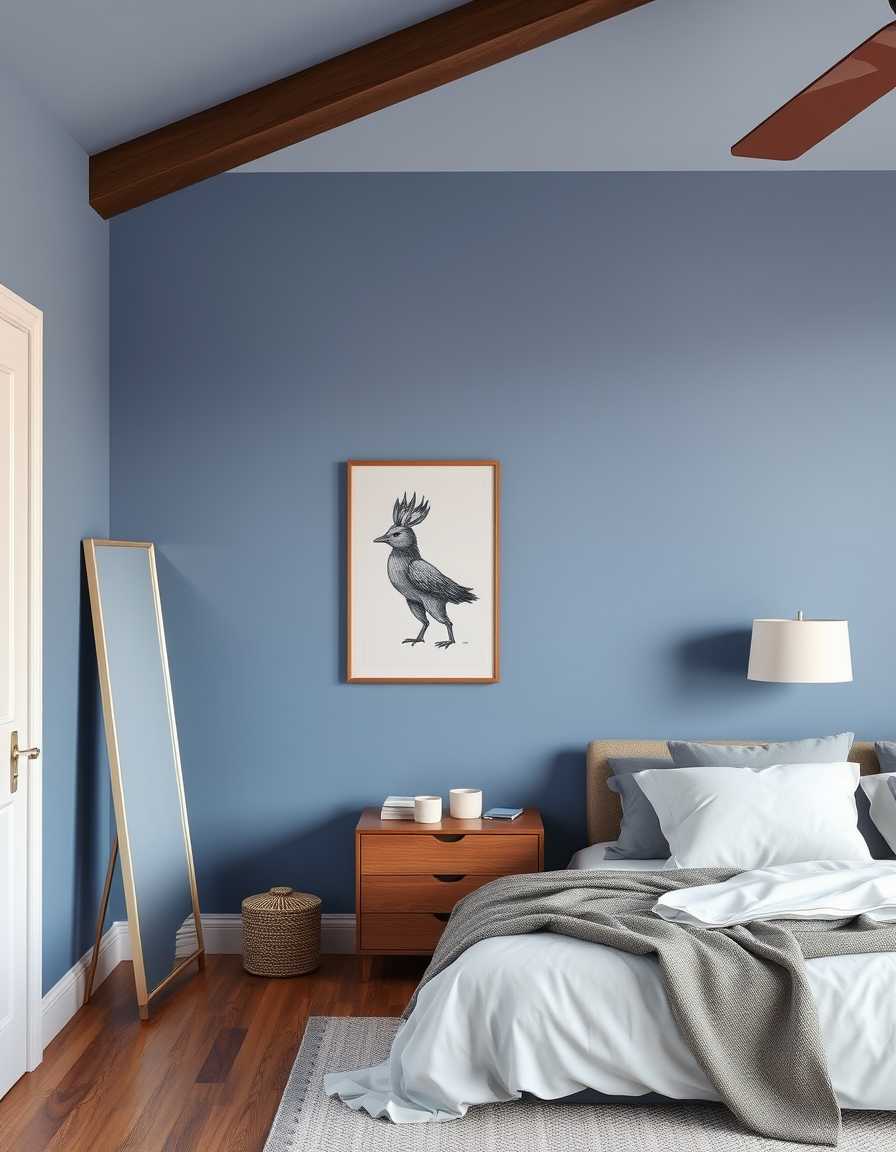 Paint Color idea: room repainted in a new wall color from the photo, accurate paint finish, photorealistic interior render, room repainted in a new wall color from the 