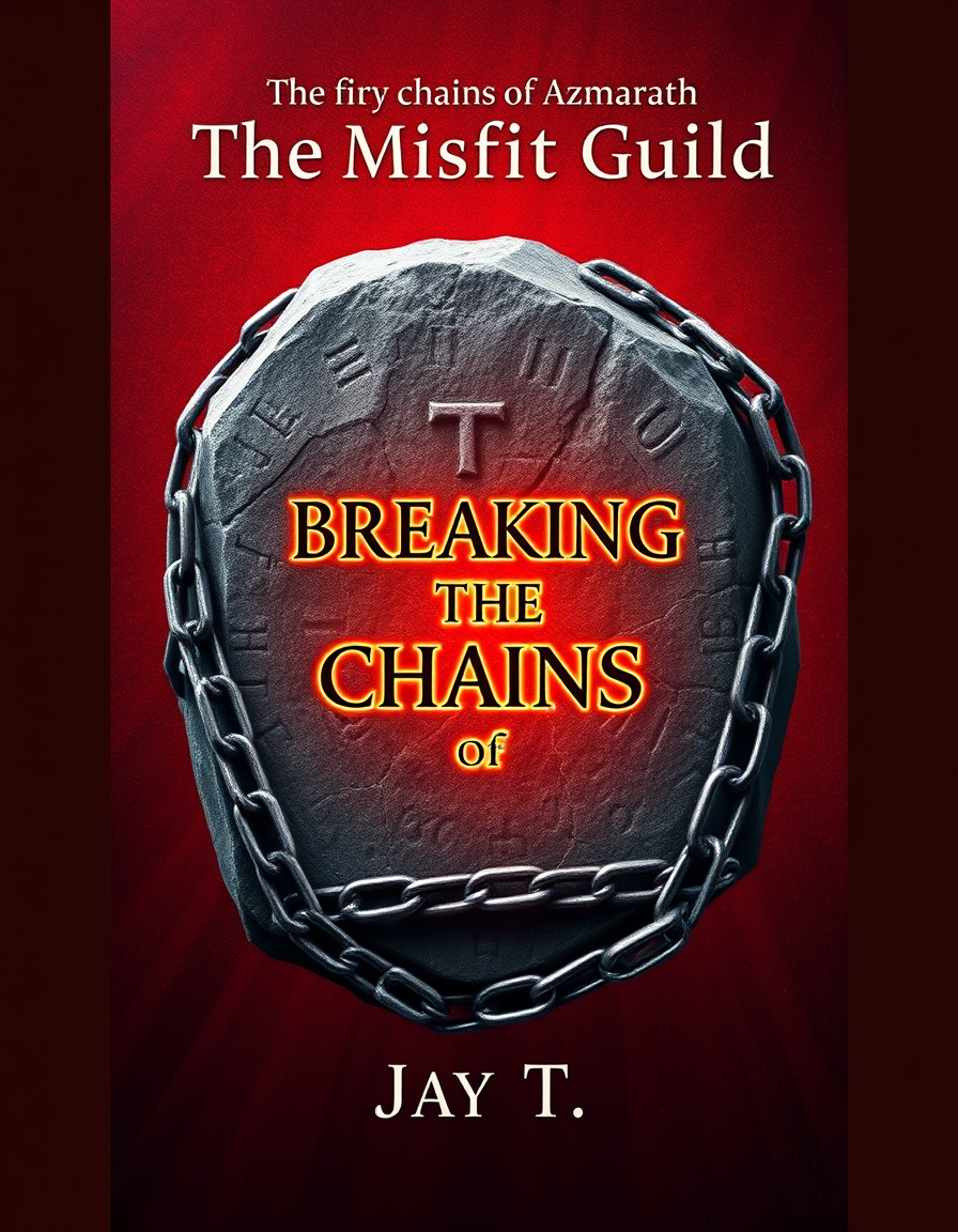 Book Covers idea: book cover composition, vertical 2:3 format, title-ready negative space at top, evocative subject, fantasy book cover with a stone with a glowing rune