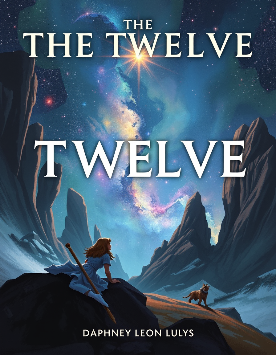 Book Covers idea: cover-ready concept art organized around genre, focal point, and title-safe space, deliberate composition, THE TWELVE. THE GREAT STAR MIX-UP. Author: 