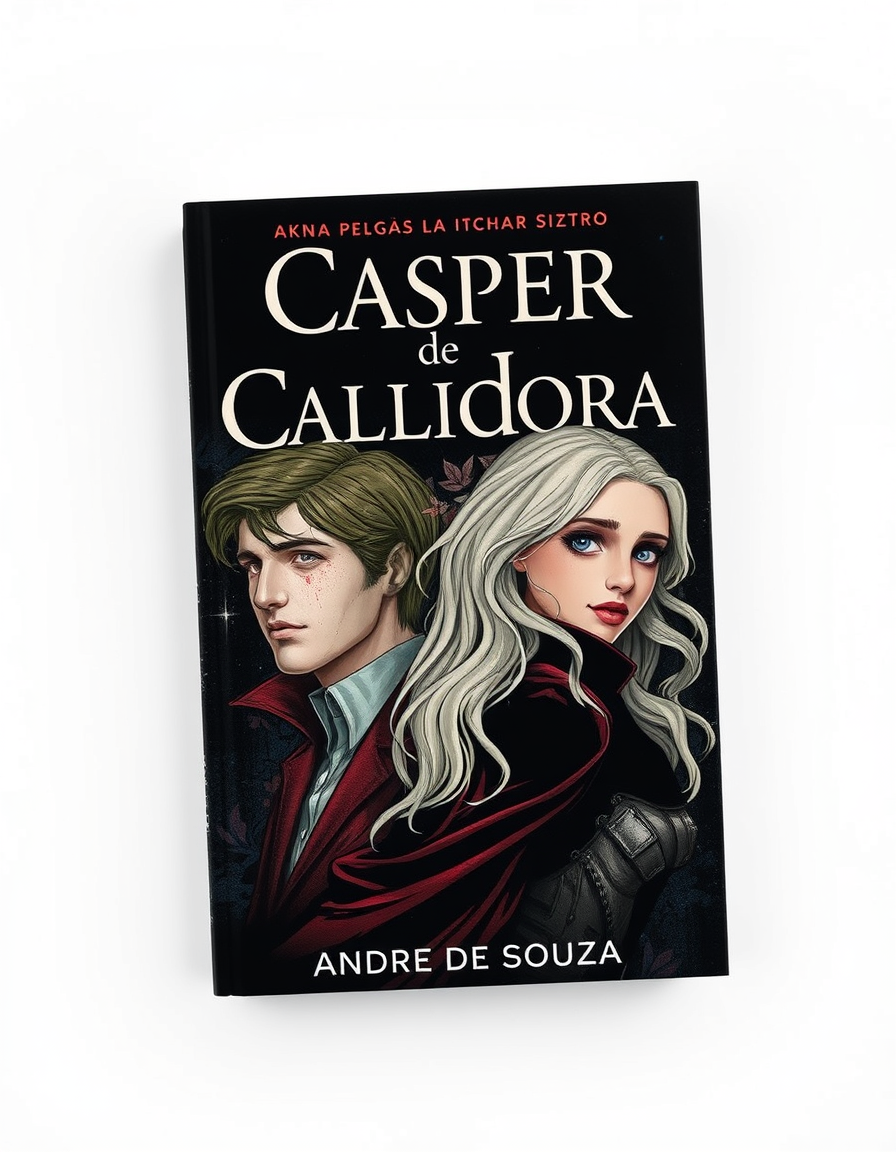 Book Covers idea: book cover composition, vertical 2:3 format, title-ready negative space at top, evocative subject, Crie uma capa para o meu livro o mais realista poss