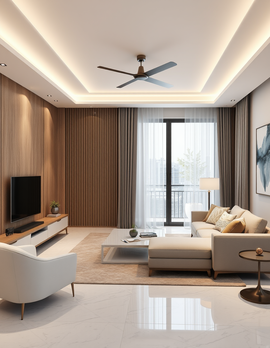 Interior Design idea: AI interior design, cohesive furniture layout decor and lighting, photorealistic interior render, A house , interior design visualization