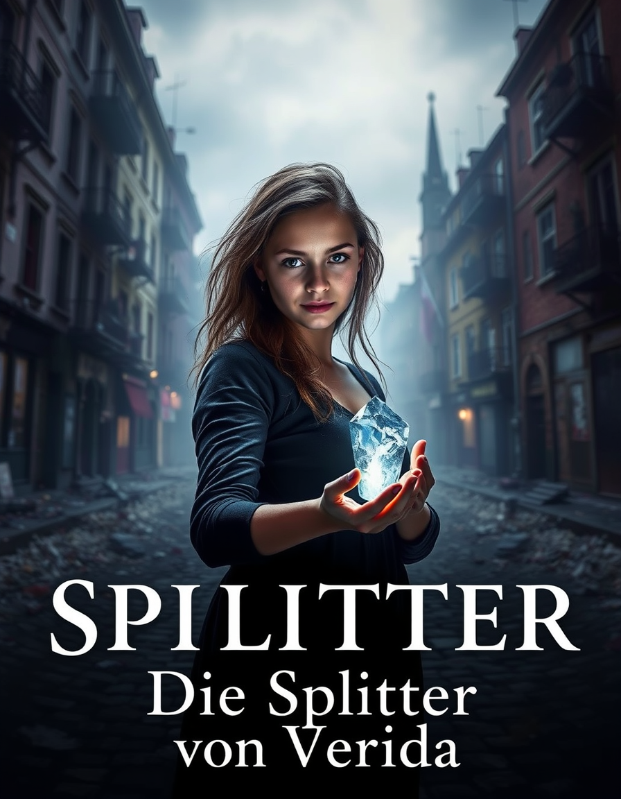 Book Covers idea: book cover composition, vertical 2:3 format, title-ready negative space at top, evocative subject, ein 16 jähriger Junge hält in einer dunklen verlass