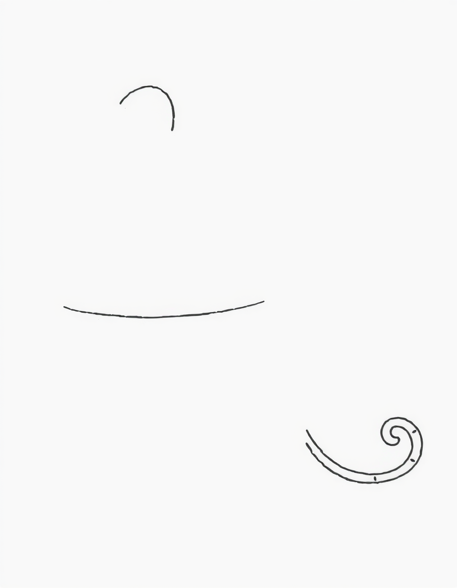 Photo To Outline idea: photo to outline drawing, clean contour lines, minimal shading, preserve subject silhouette, 人像照片轉為簡單輪廓線條畫，保留髮型和眼鏡，手繪線稿 , simple black line art, white