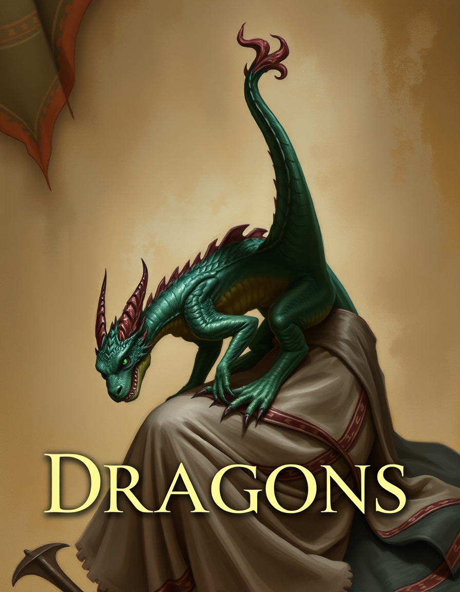 Book Covers idea: cover-ready concept art organized around genre, focal point, and title-safe space, deliberate composition, cover image of a book showing a young drago