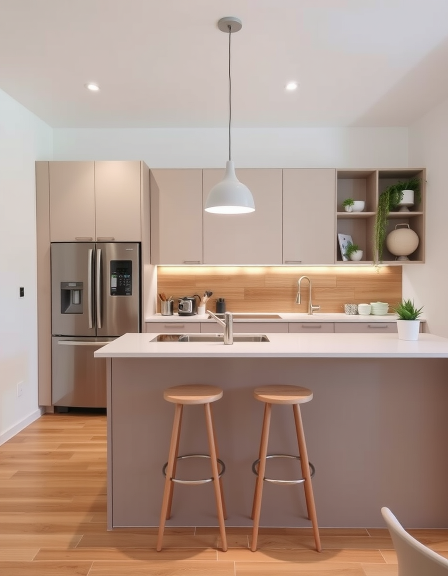 Main painting studio: Cocina moderna