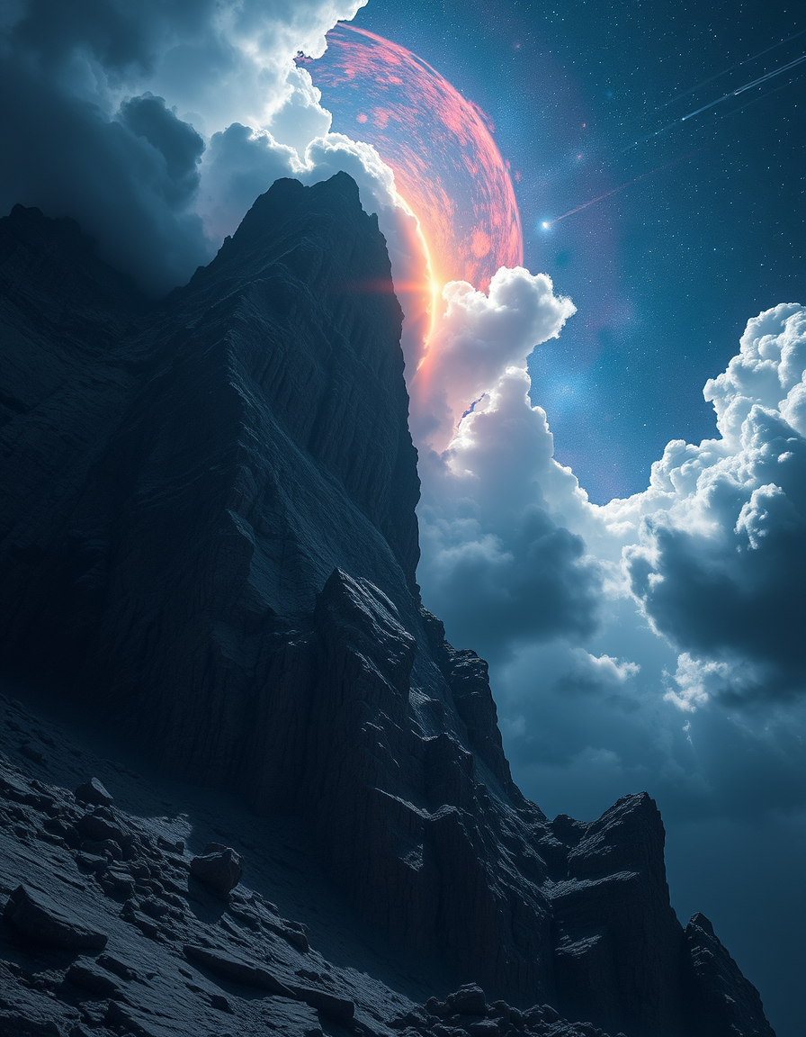 Main painting studio: the firmament before creation