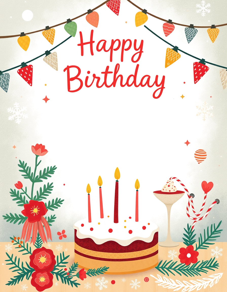 Birthday Cards idea: birthday card design, cheerful festive artwork, space for greeting, Erstelle mir eine Geburtstagskarte A3 für eine gute Chefin , printable birthday ca