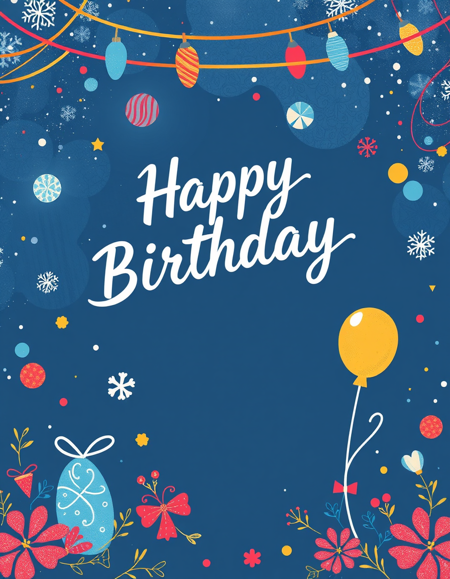 Birthday Cards idea: birthday card design, cheerful festive artwork, space for greeting, Su 39-uoju! 🥳 Už dar vienus metus, gerus nuotykius ir protingus sprendimus… Nors 