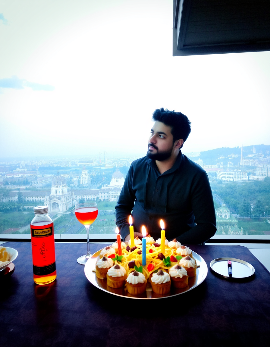 Main painting studio: Suaib Eathally invites you to his birthday 12th March 2027 at his place. There will infinite food and drinks.