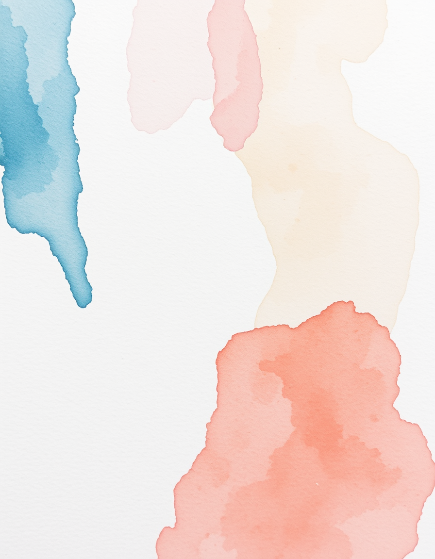 Watercolor idea: watercolor painting, soft transparent washes, wet-on-wet bleeds, paper texture visible, 秋の農園 , delicate watercolor illustration, hand-painted feel