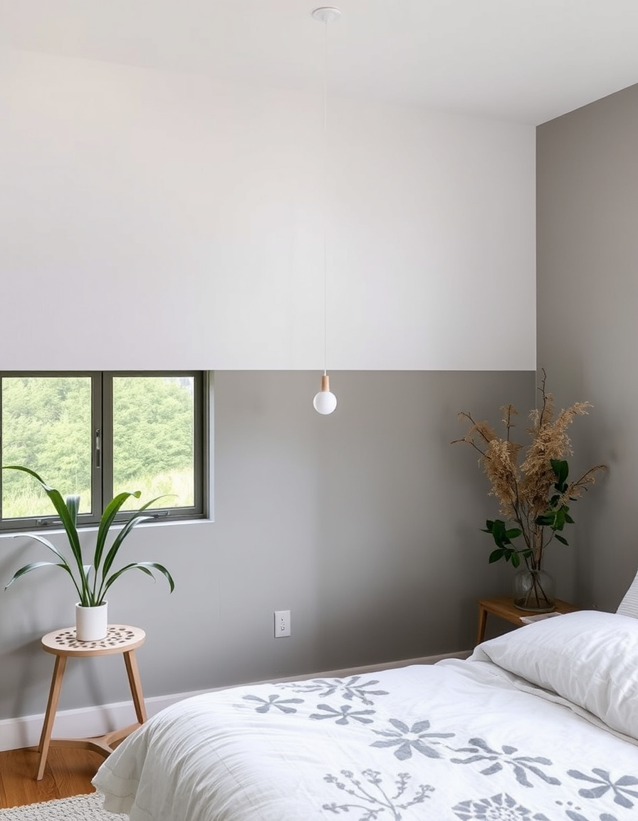 Main painting studio: paint bedroom in calming nature colours.
