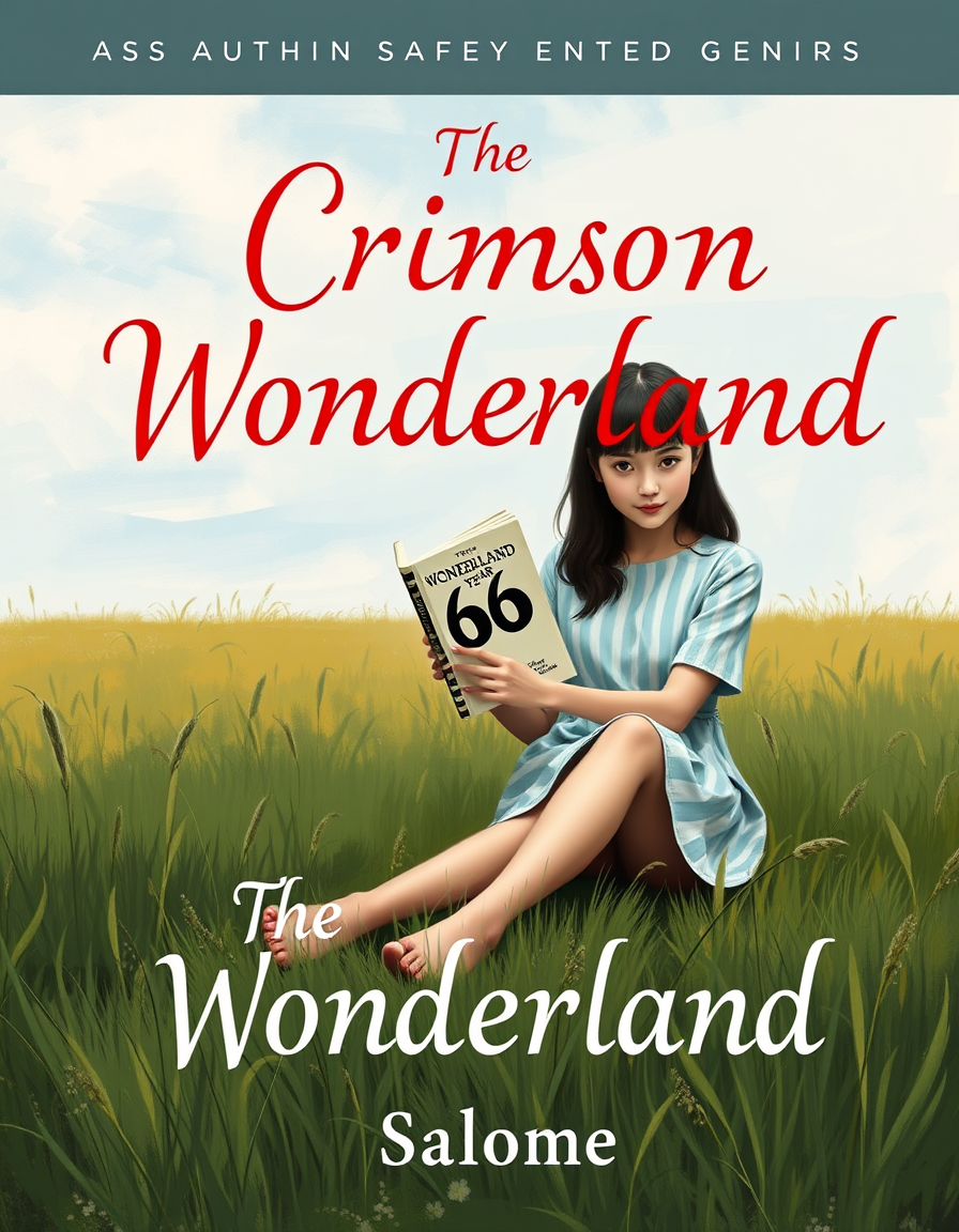 Book Covers idea: cover-ready concept art organized around genre, focal point, and title-safe space, deliberate composition, A book cover with the title "The Crimson Wo
