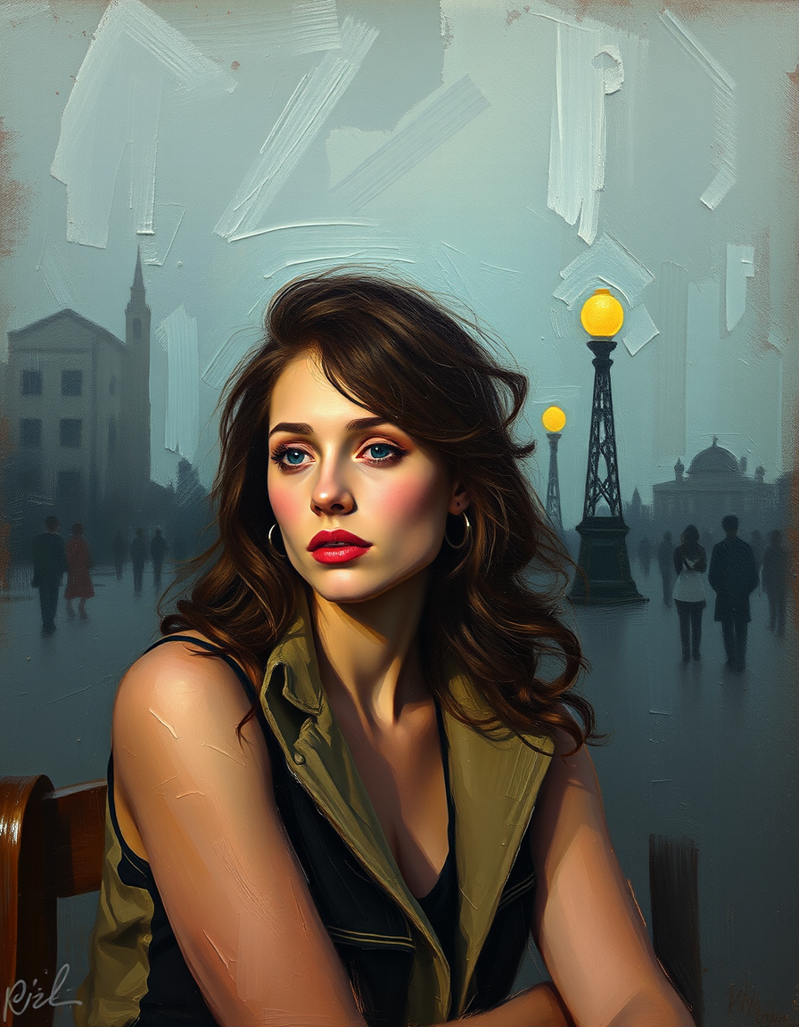 Photo To Paintings idea: painting from the photo, rich brushstrokes, painterly texture, painting from the photo, rich brushstrokes, painterly texture, eine ruhige sonnige Szen
